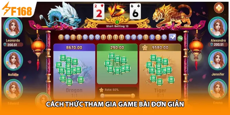 Cách thức tham gia game bài đơn giản